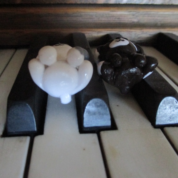 Handmade Polymer Clay Puppy Charm - Picture 7 of 7